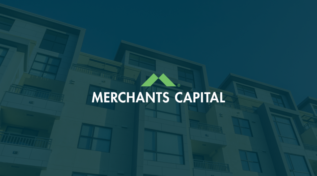 Merchants Capital logo with Building Image